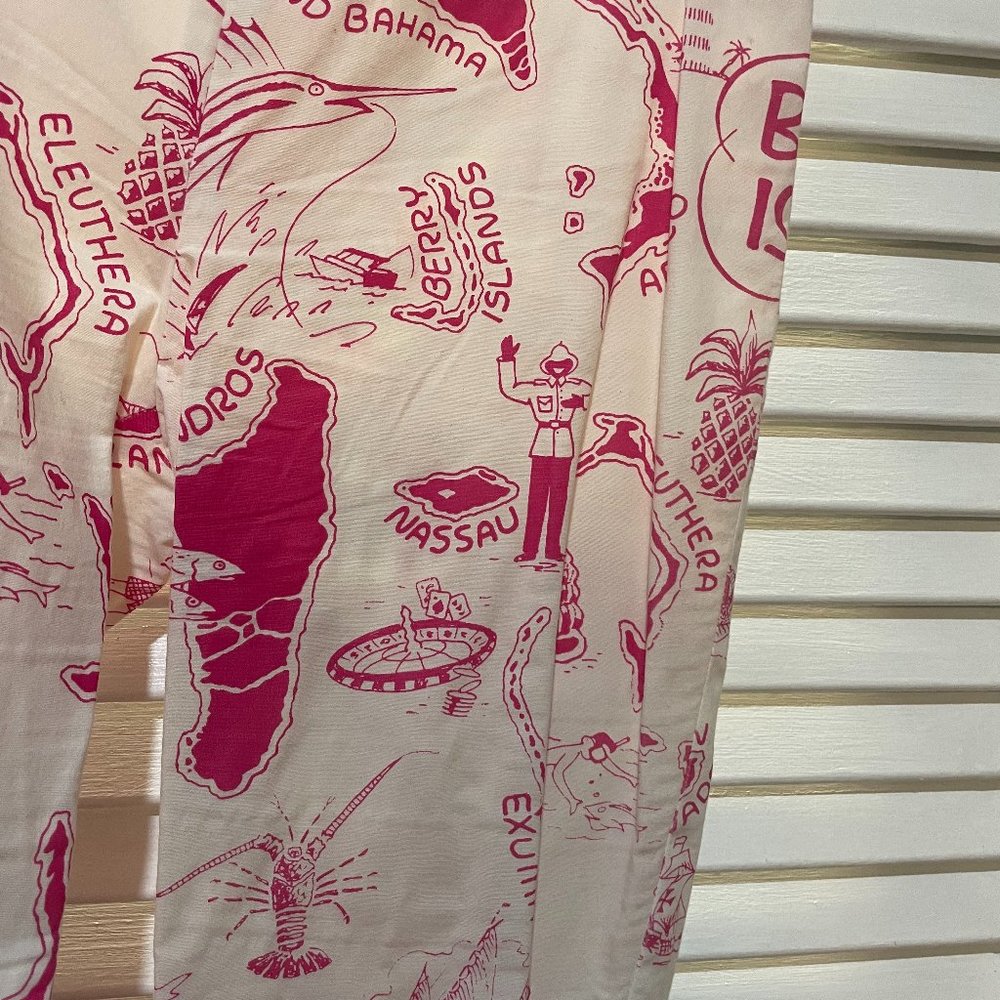 vintage bahamas pant pink white
